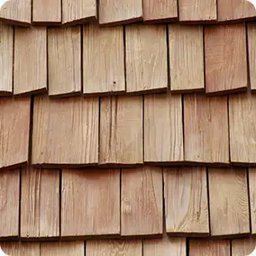 Cedar roofing by Reid’s Roofing
