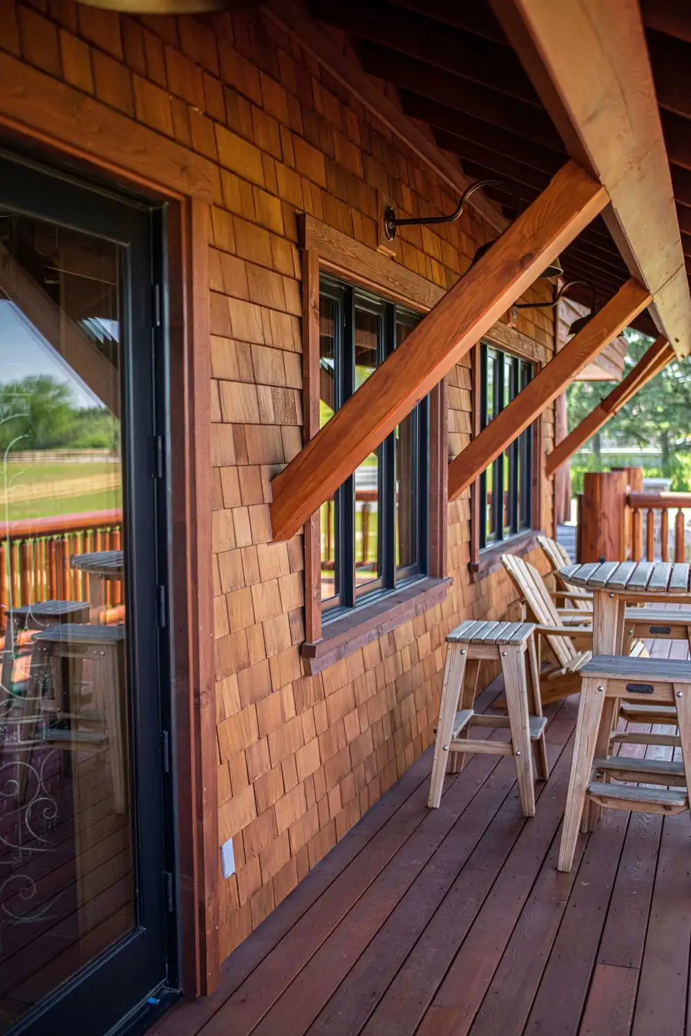 Cedar project by Reid’s Roofing